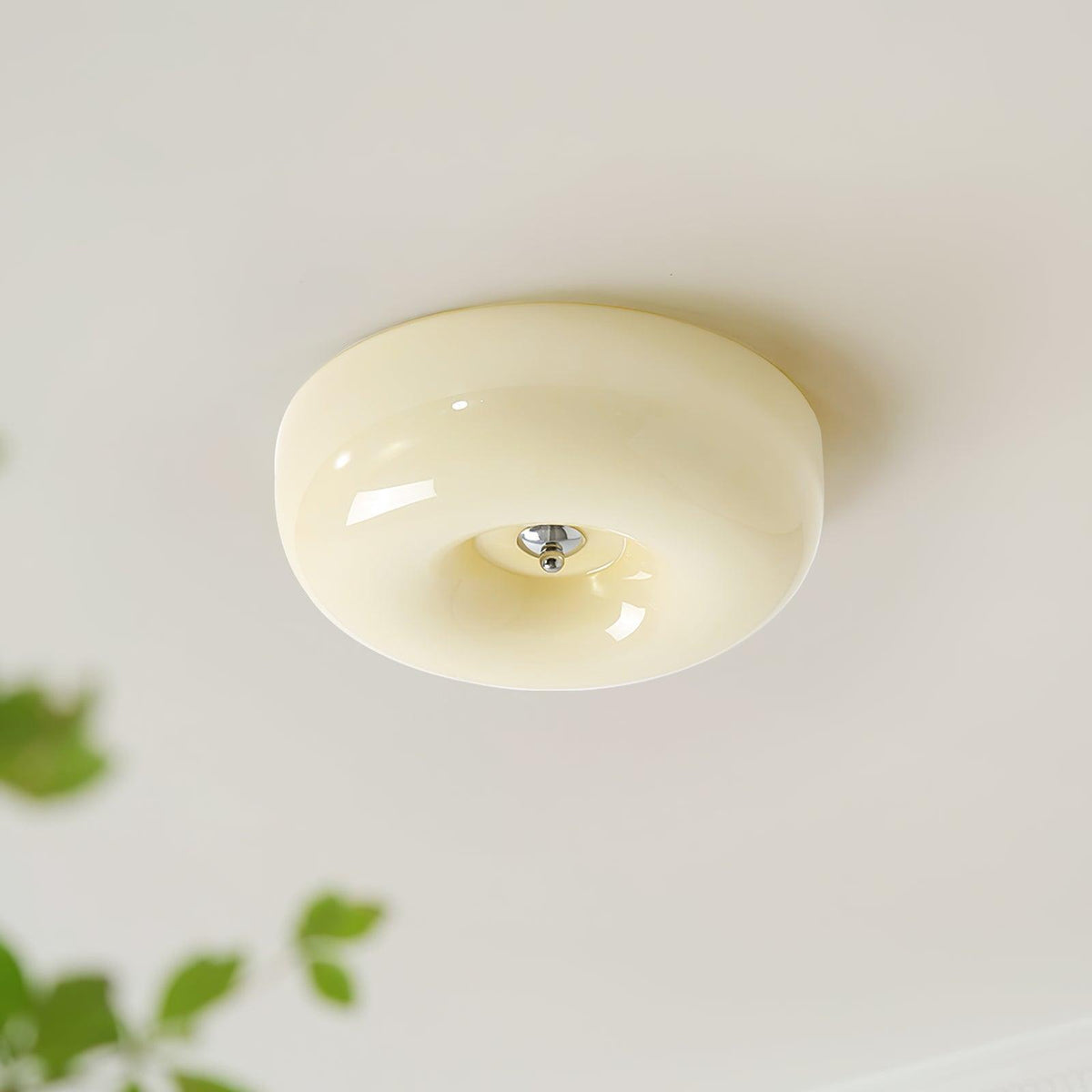 Rosemont Swirl Glass Flush Mount Ceiling Light