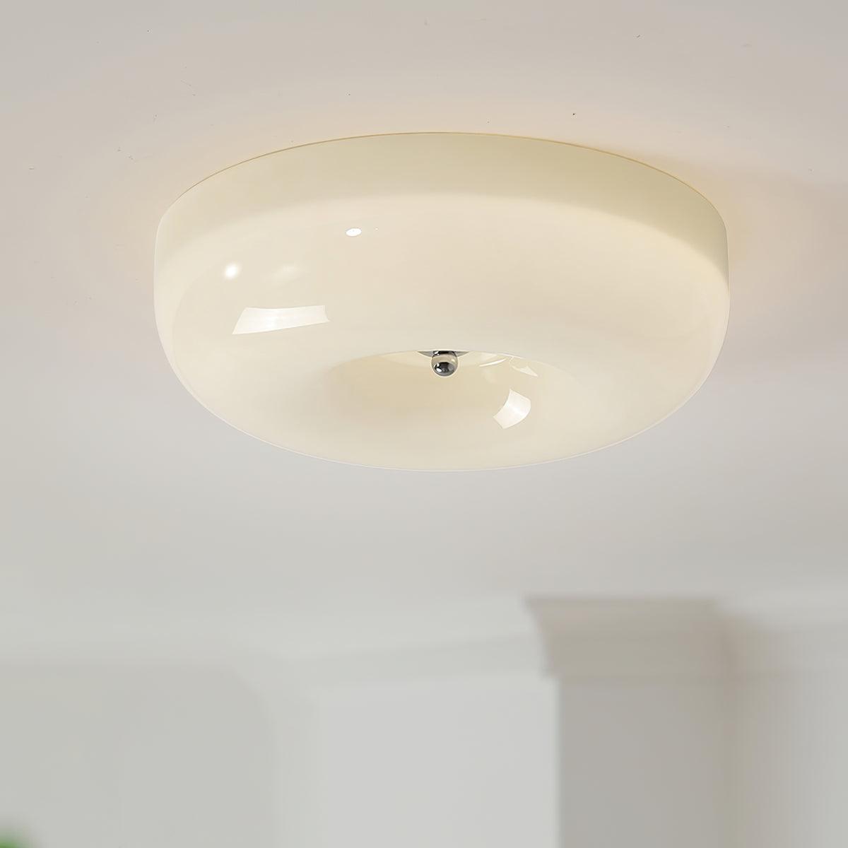 Rosemont Swirl Glass Flush Mount Ceiling Light