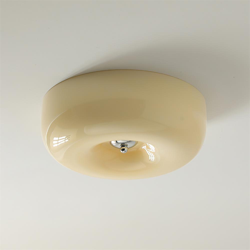 Rosemont Swirl Glass Flush Mount Ceiling Light