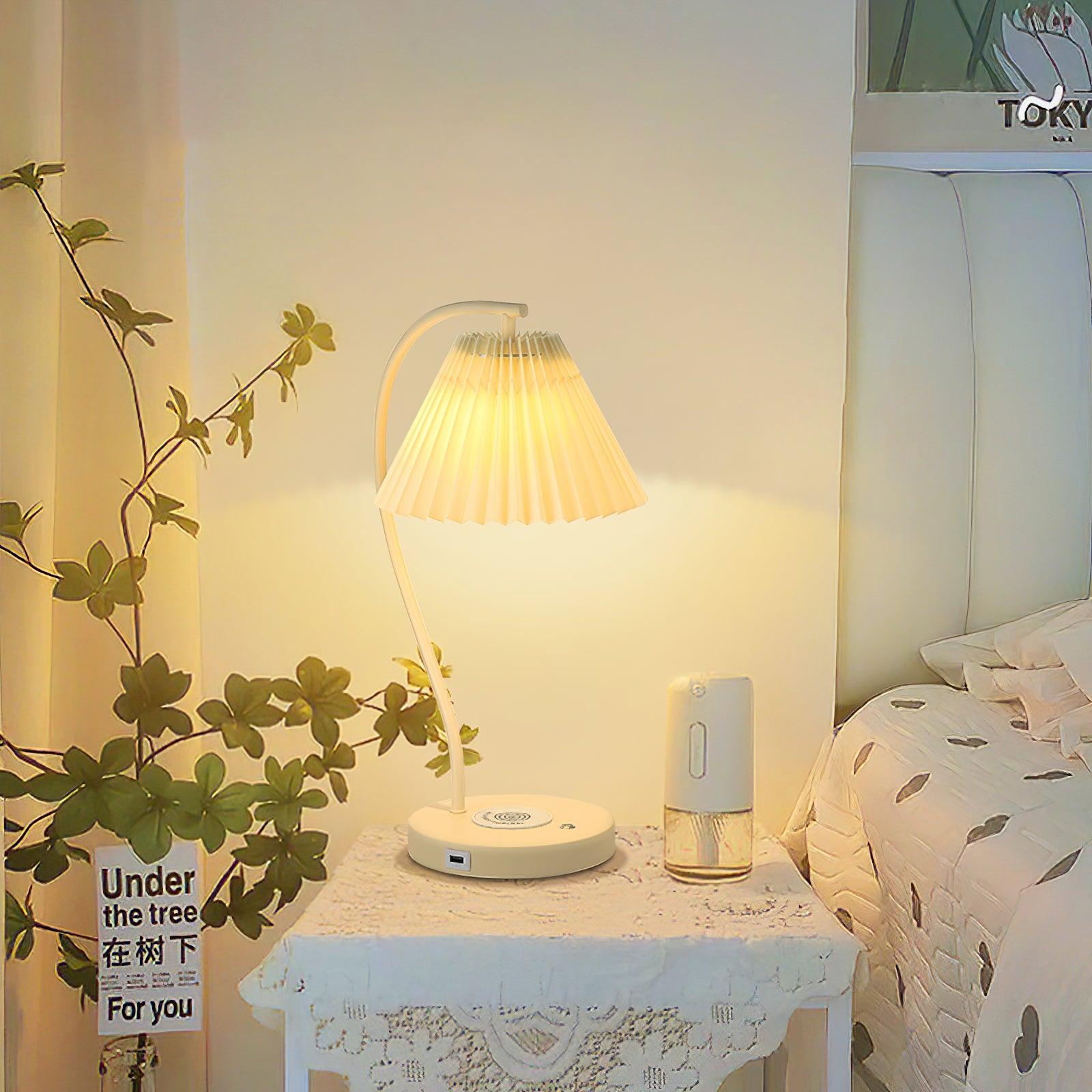 Evlaeus Minimalist Wood Desk Lamp