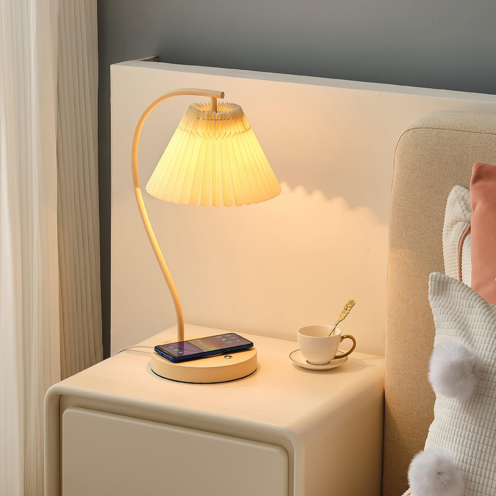 Evlaeus Minimalist Wood Desk Lamp