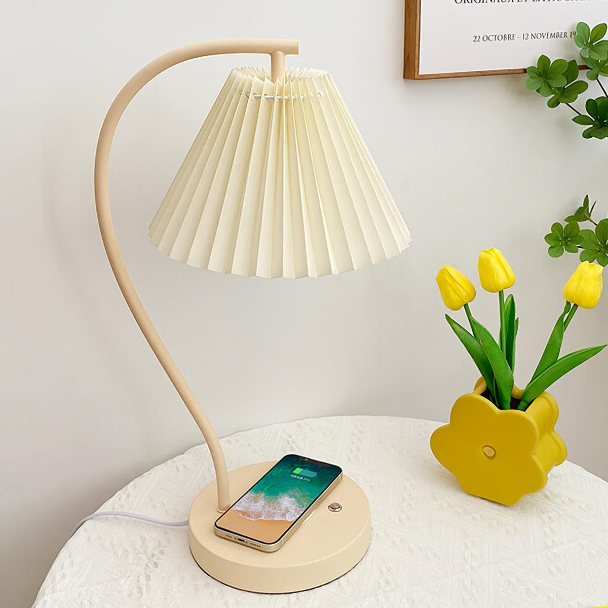 Evlaeus Minimalist Wood Desk Lamp