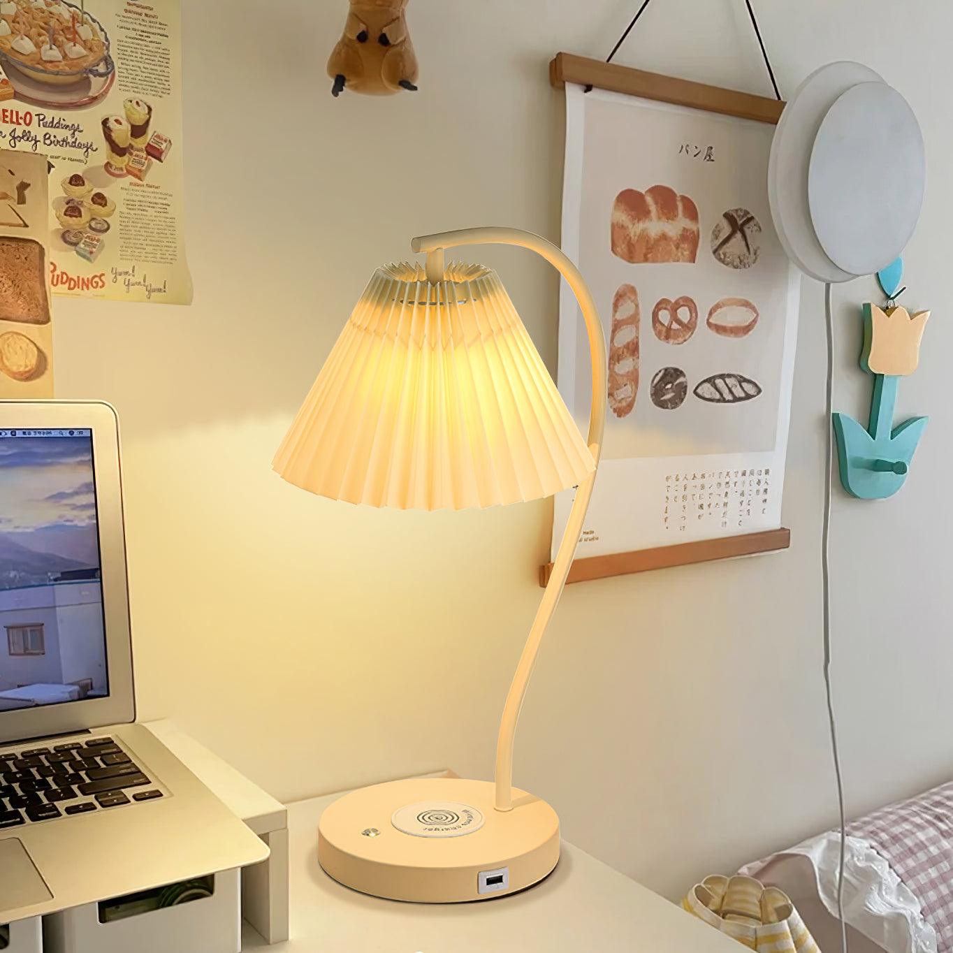 Evlaeus Minimalist Wood Desk Lamp