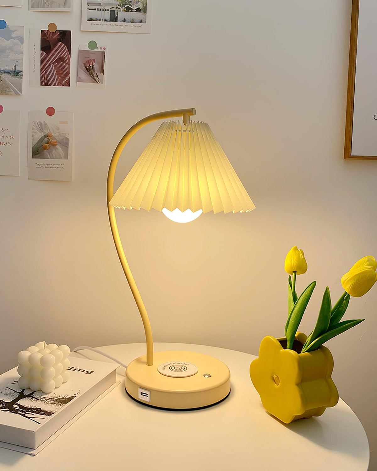 Evlaeus Minimalist Wood Desk Lamp