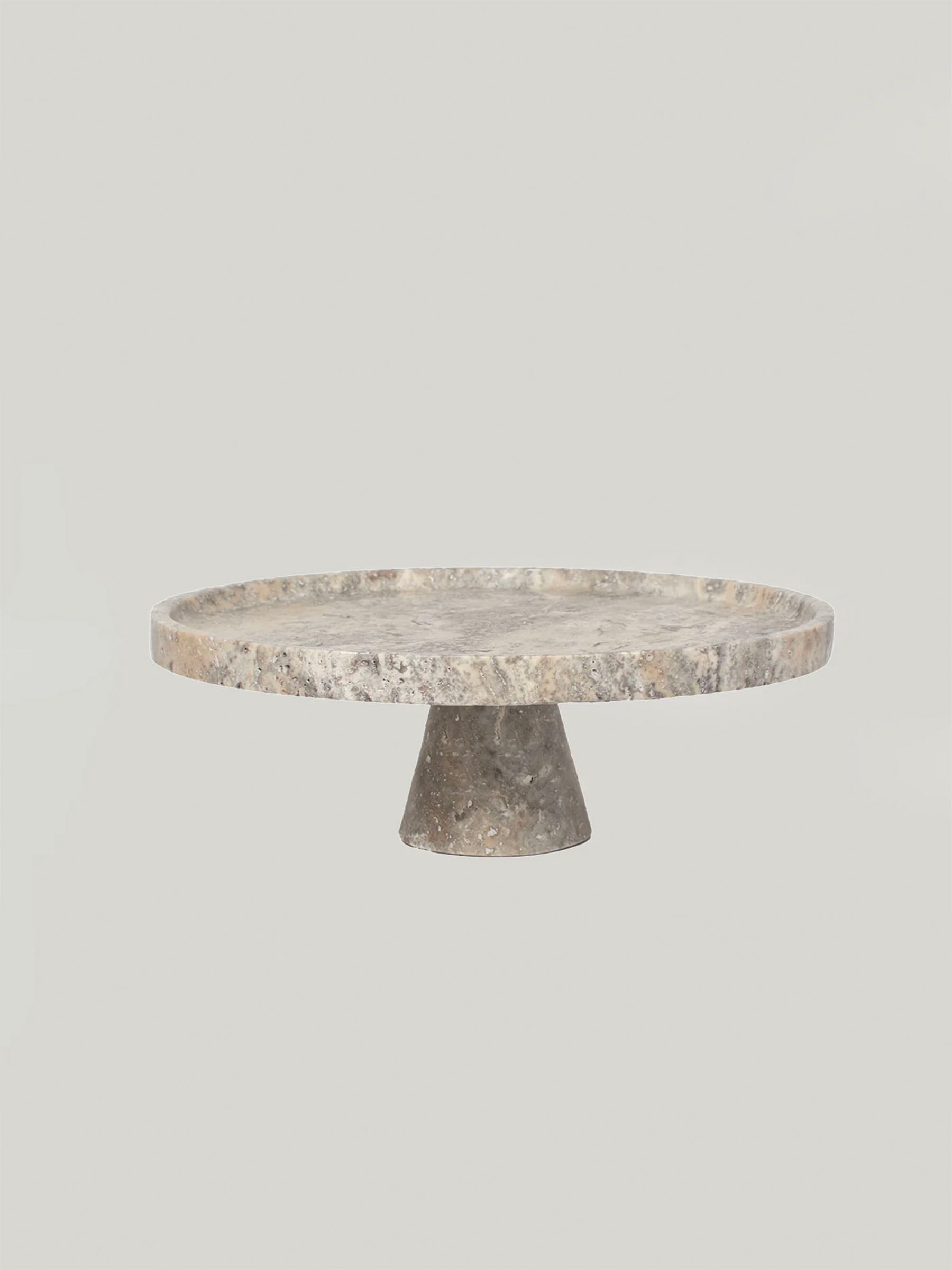 Tesk Marquina Marble Pedestal Tray