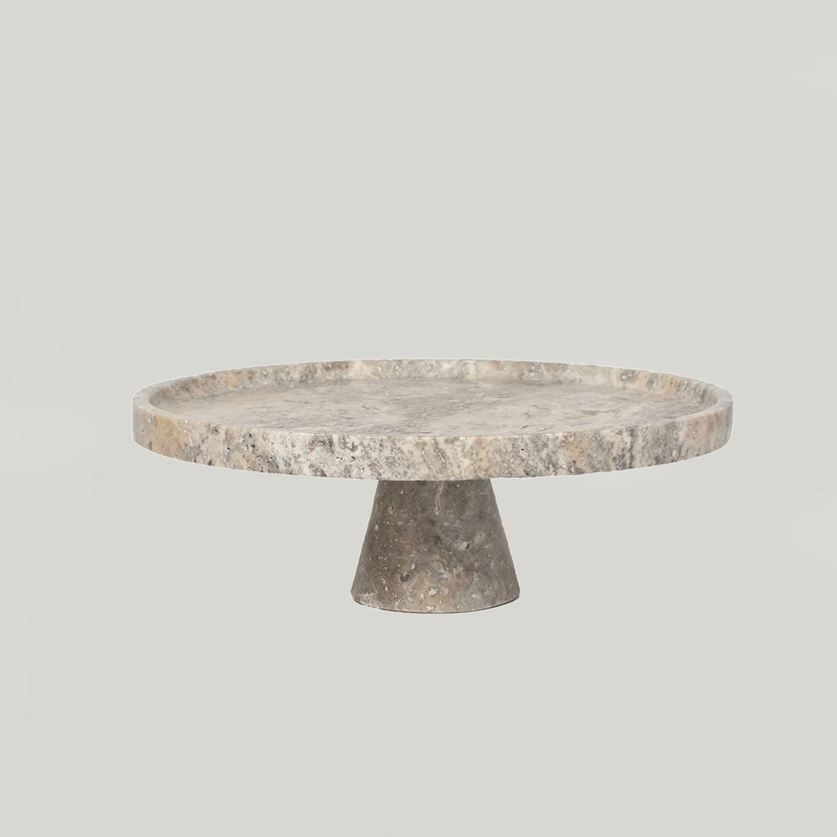 Tesk Marquina Marble Pedestal Tray