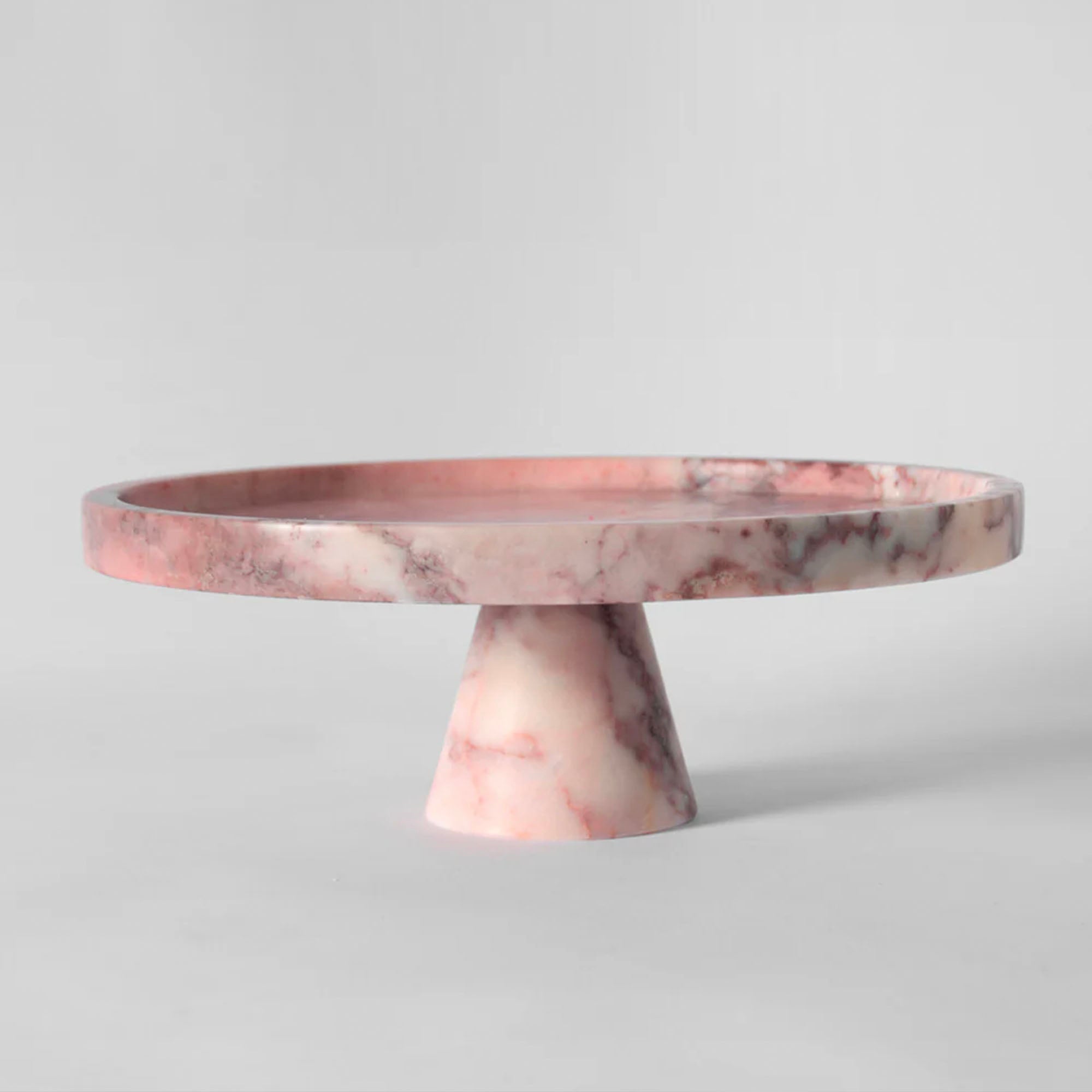 Tesk Marquina Marble Pedestal Tray
