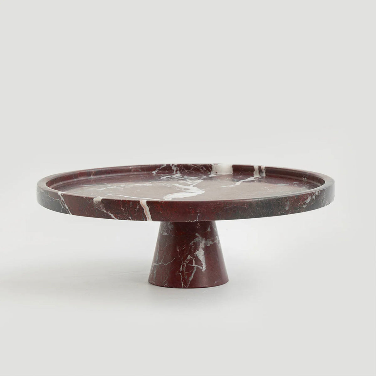 Tesk Marquina Marble Pedestal Tray