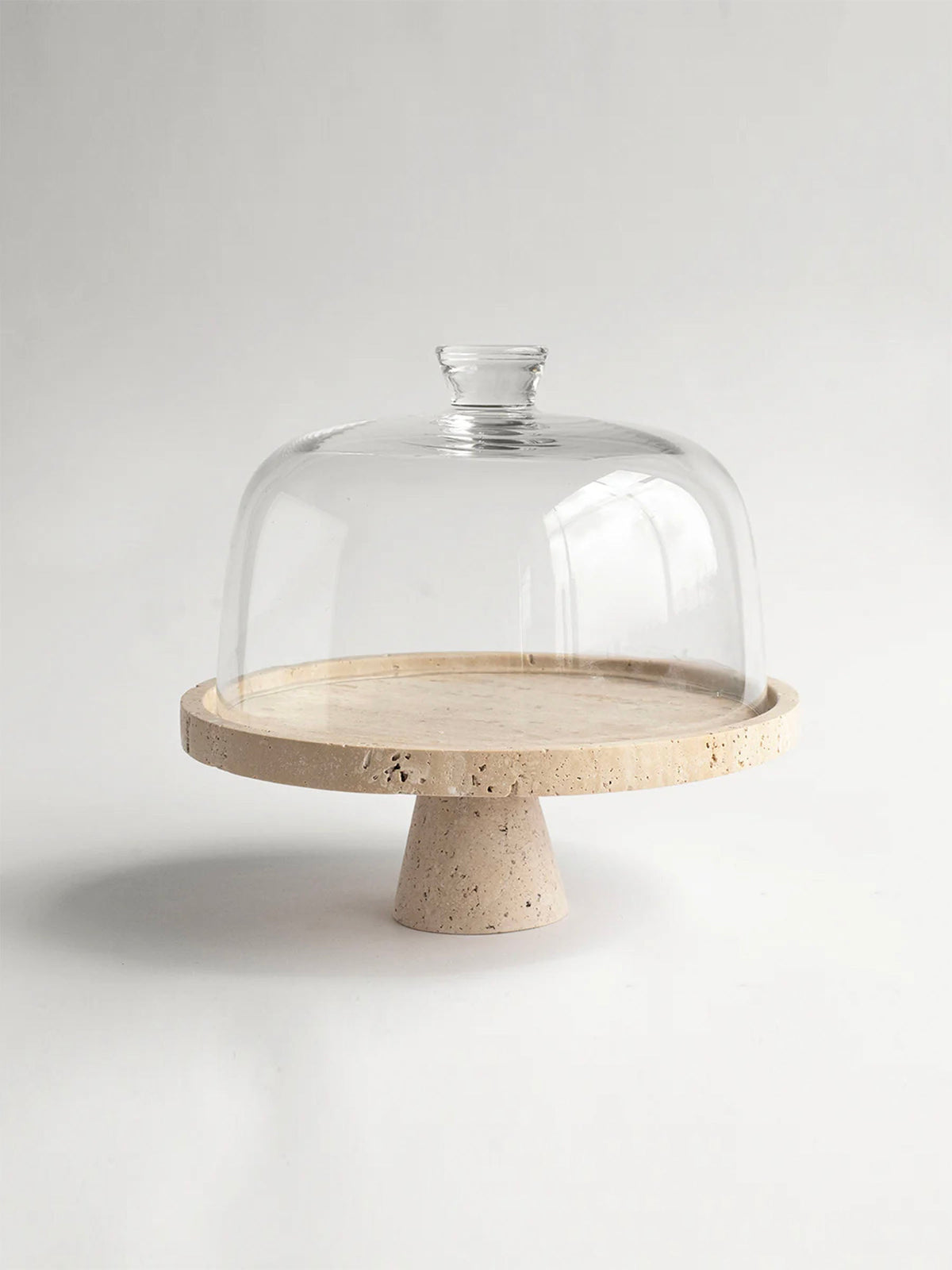 Tesk Marquina Marble Pedestal Tray