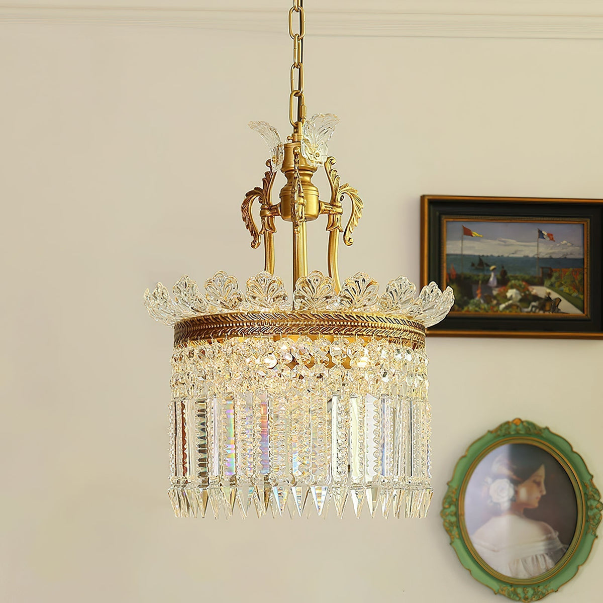 Amina French Empire Luxury Chandelier Farmhouse