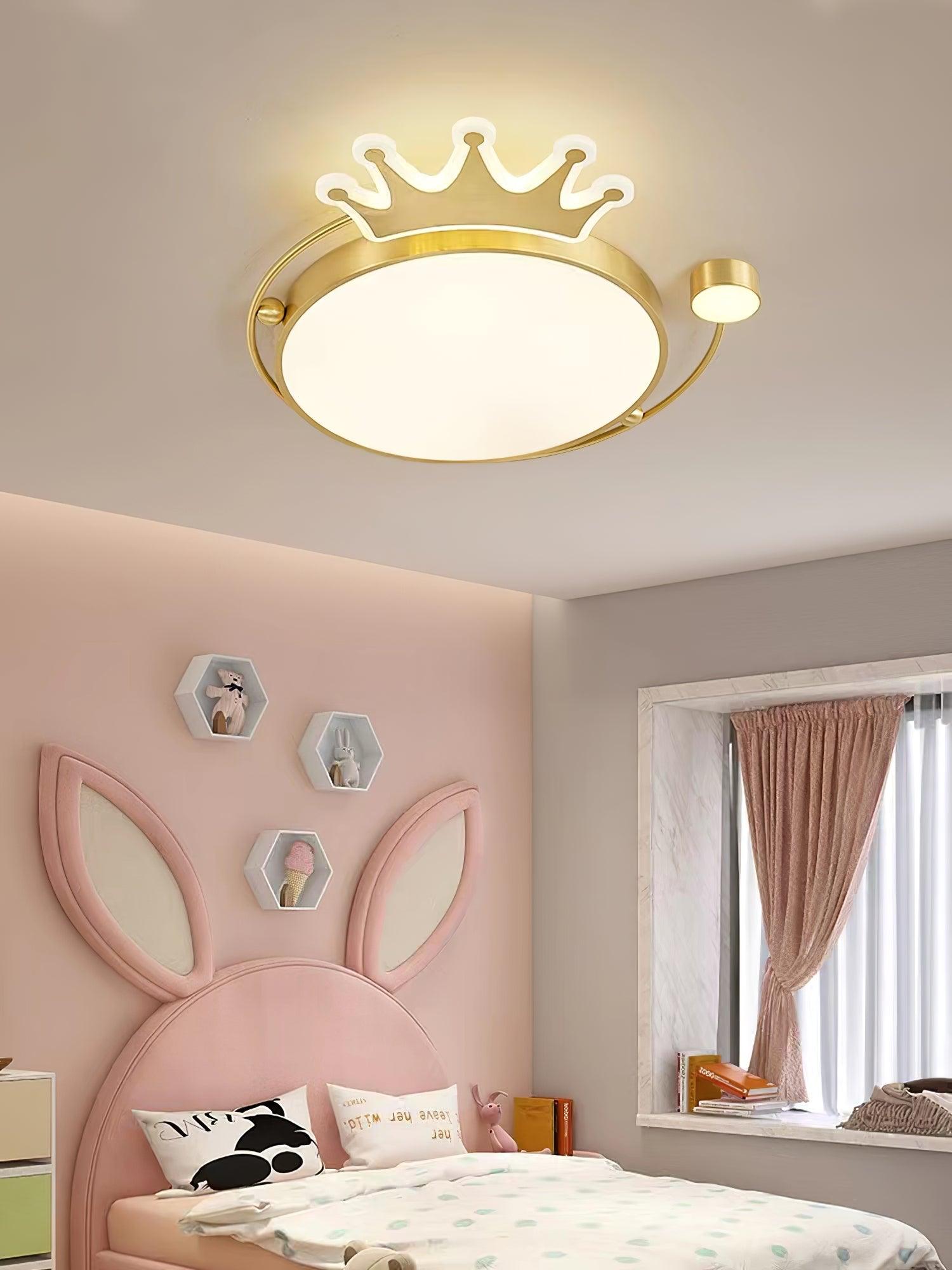 Aloror Classic Art Crown Ceiling Light