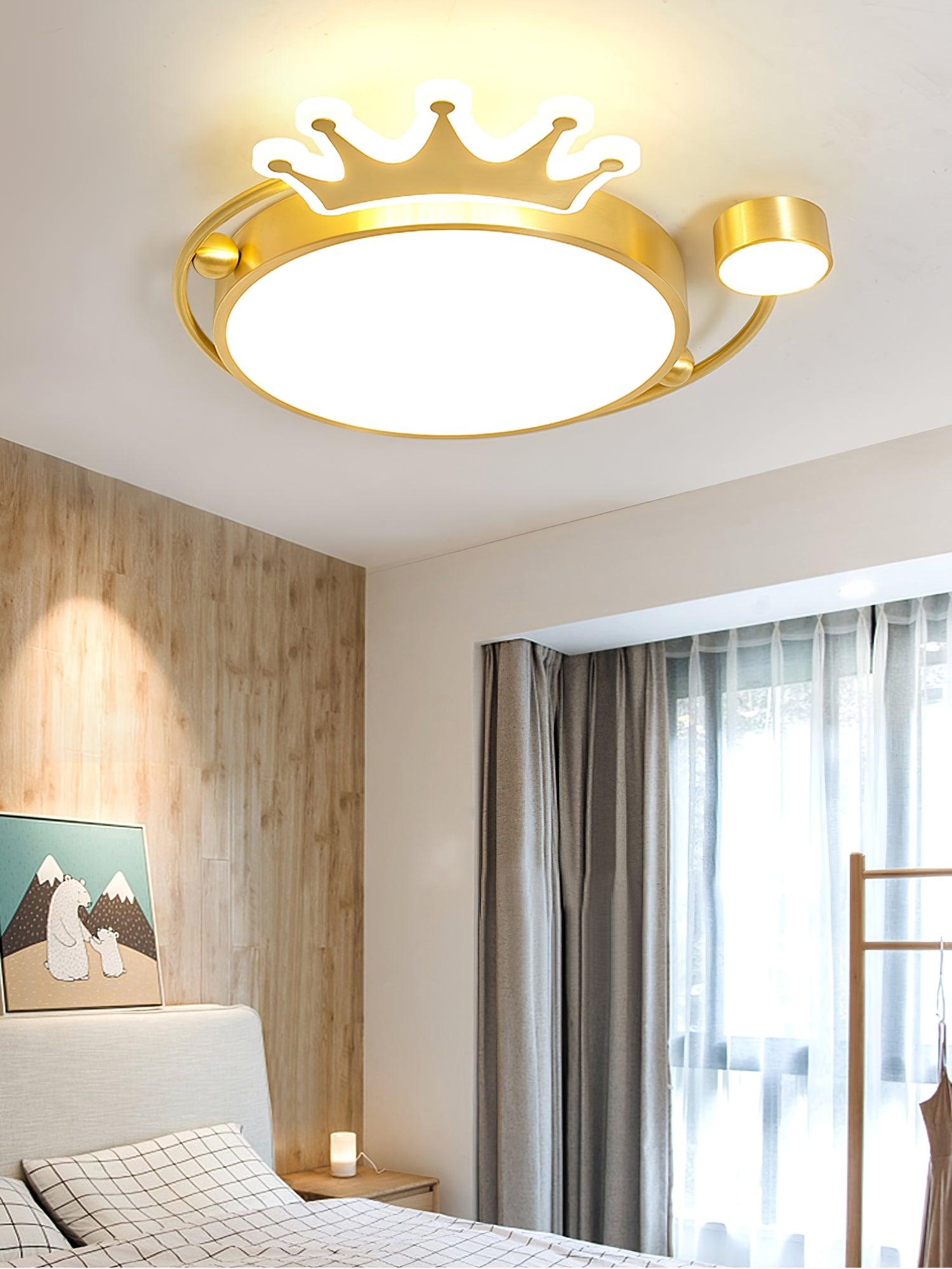 Aloror Classic Art Crown Ceiling Light