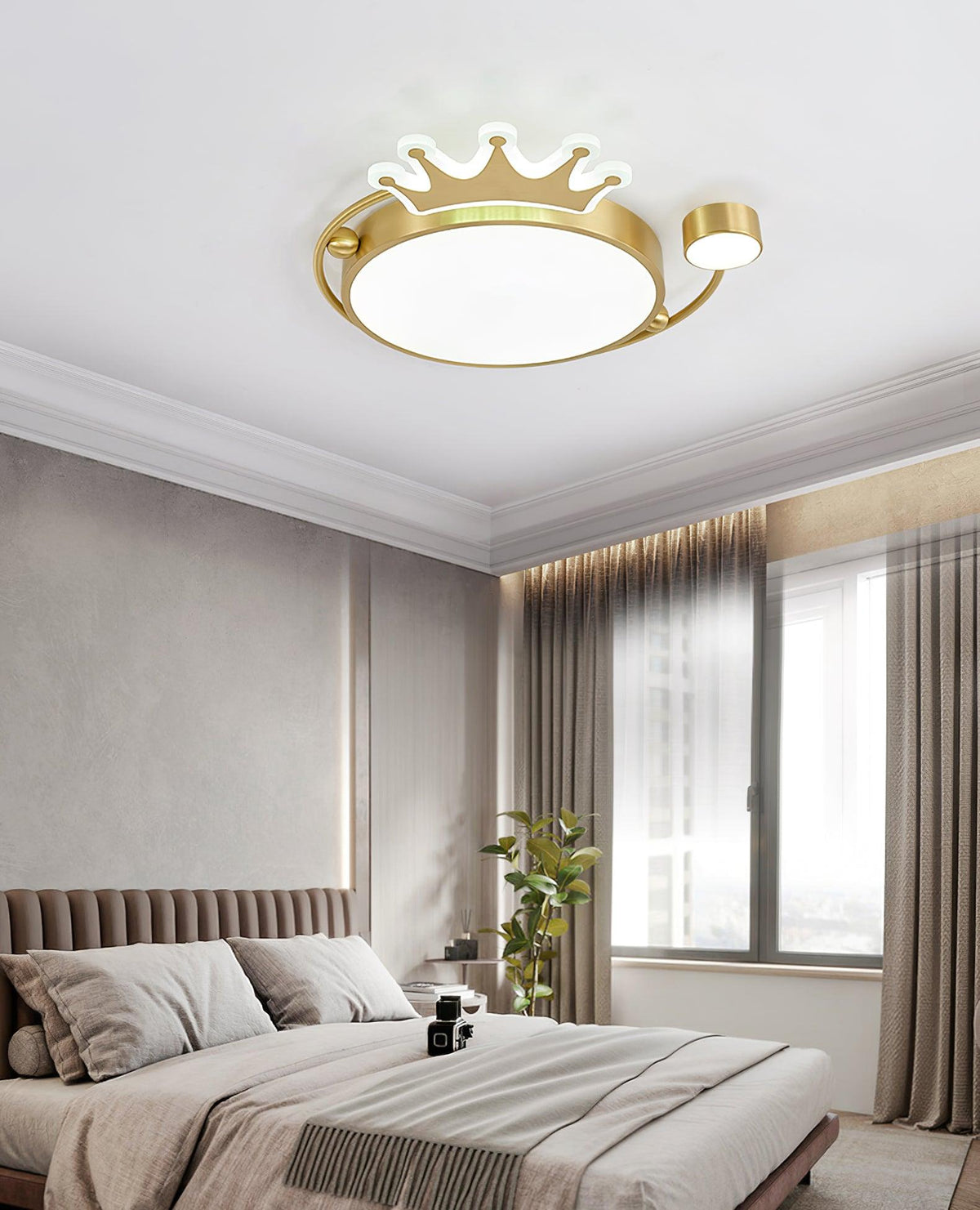 Aloror Classic Art Crown Ceiling Light