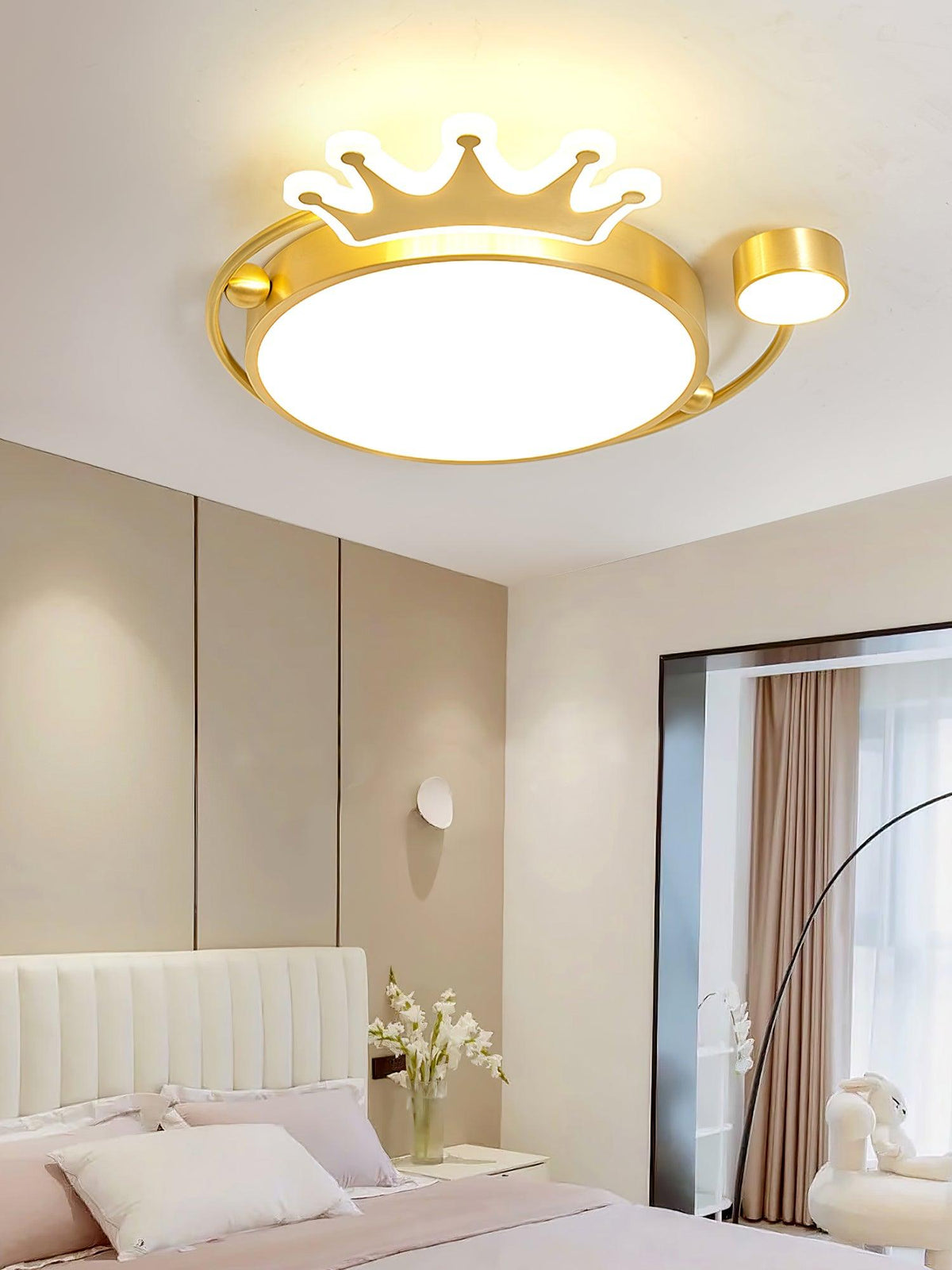 Aloror Classic Art Crown Ceiling Light