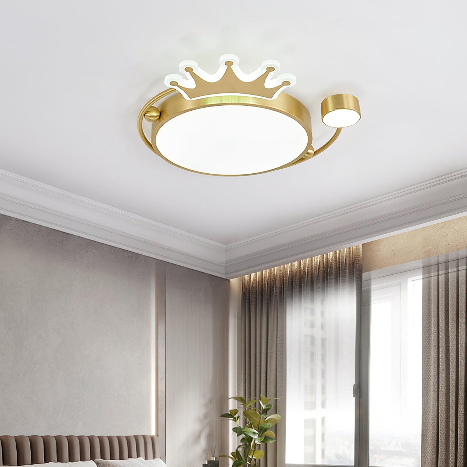 Aloror Classic Art Crown Ceiling Light