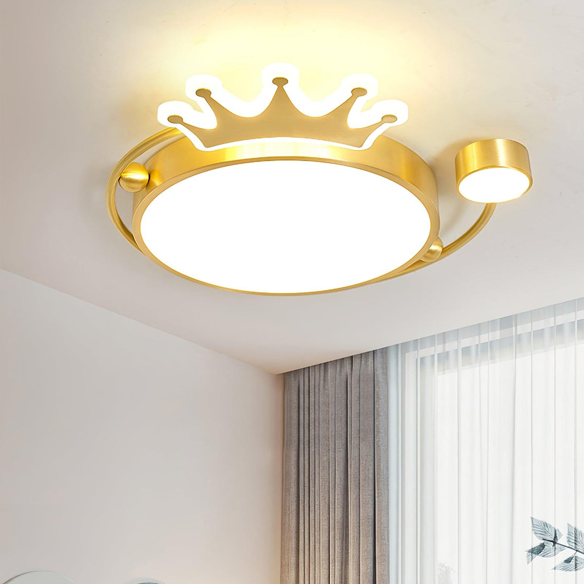 Aloror Classic Art Crown Ceiling Light