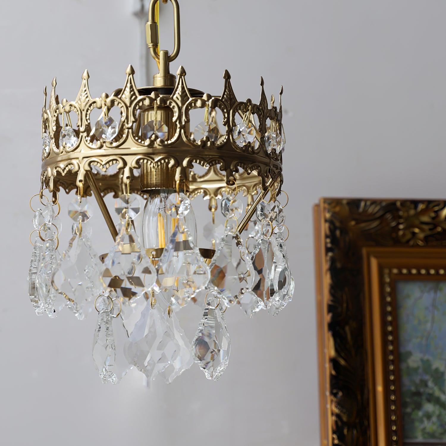 Ivmarila Nordic Art Crown Crystal Sconce Wall lamp