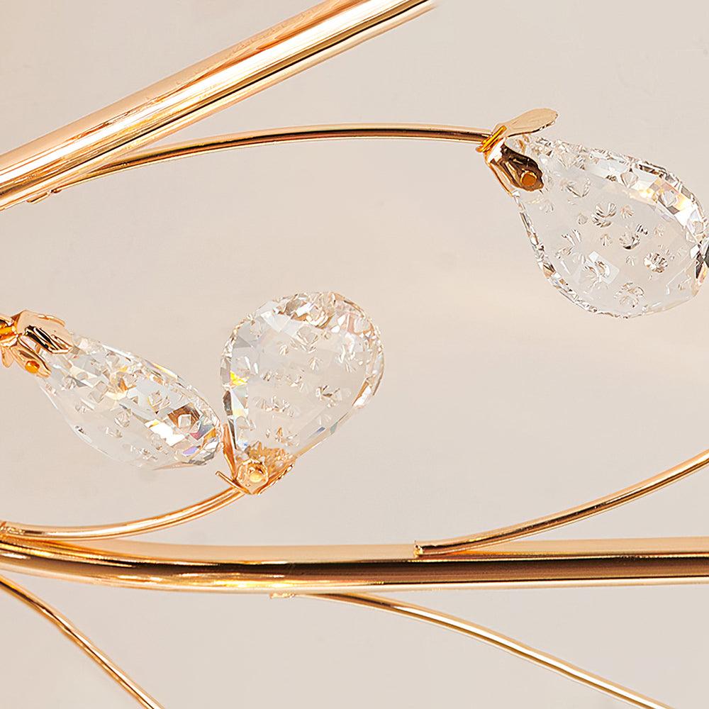 Elyinira Postmodern Luxury Flower Crystal Ceiling Light