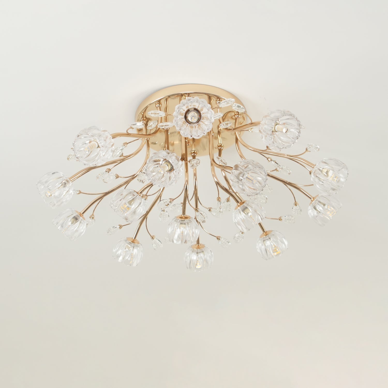 Elyinira Postmodern Luxury Flower Crystal Ceiling Light