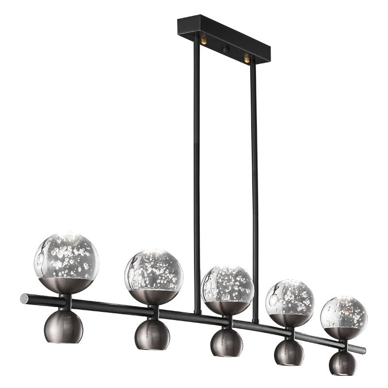 Lumiryn Orbital Glass Globe Chandelier
