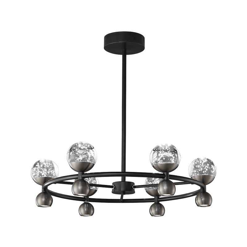 Lumiryn Orbital Glass Globe Chandelier