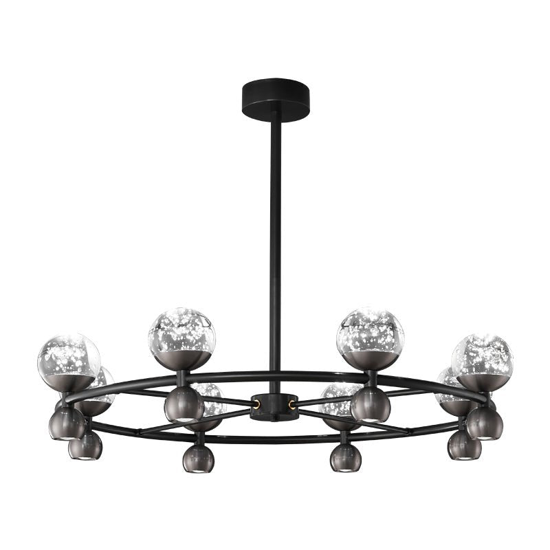 Lumiryn Orbital Glass Globe Chandelier