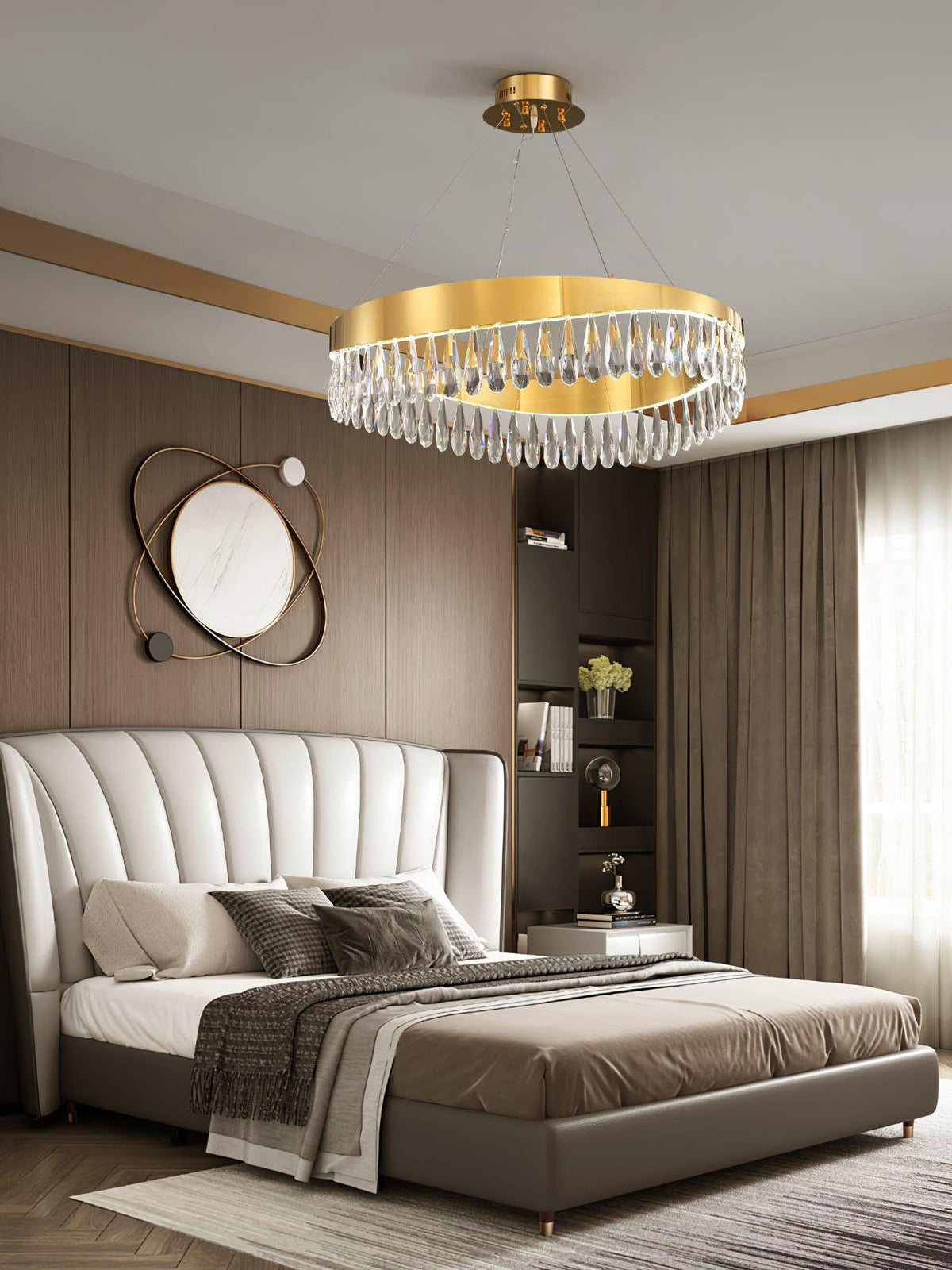 Cana Chandelier Crystal Ring LED Polished