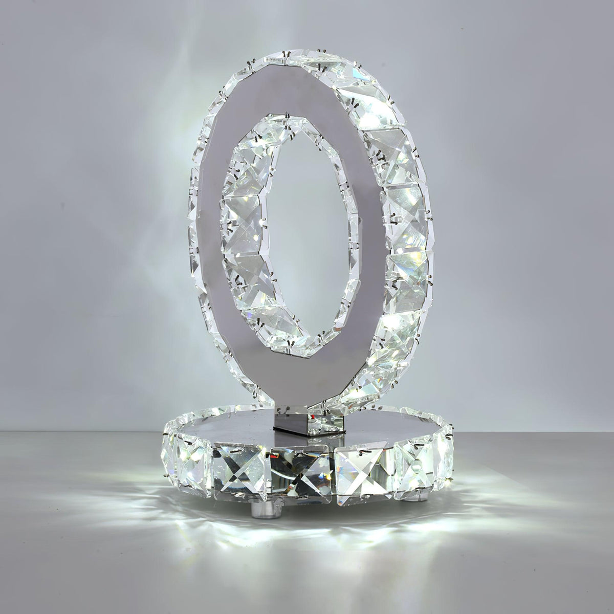Ivor Crystal Rings Table Lamp