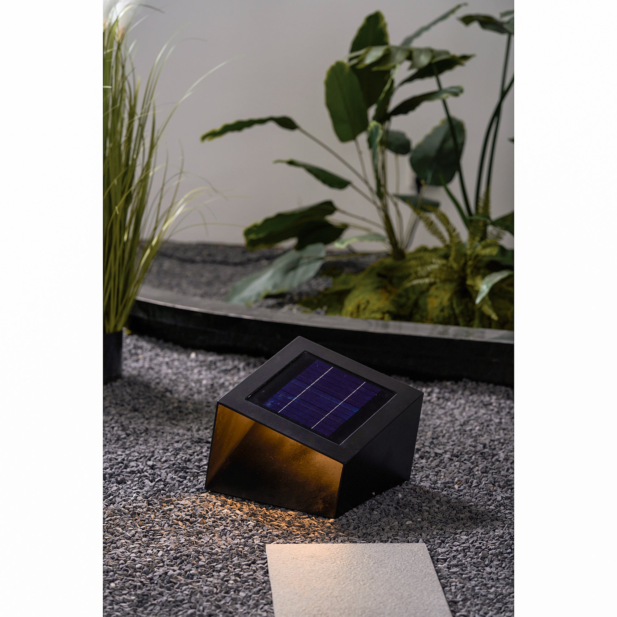 Evsore Unique Cube Garden Solar Outdoor Light