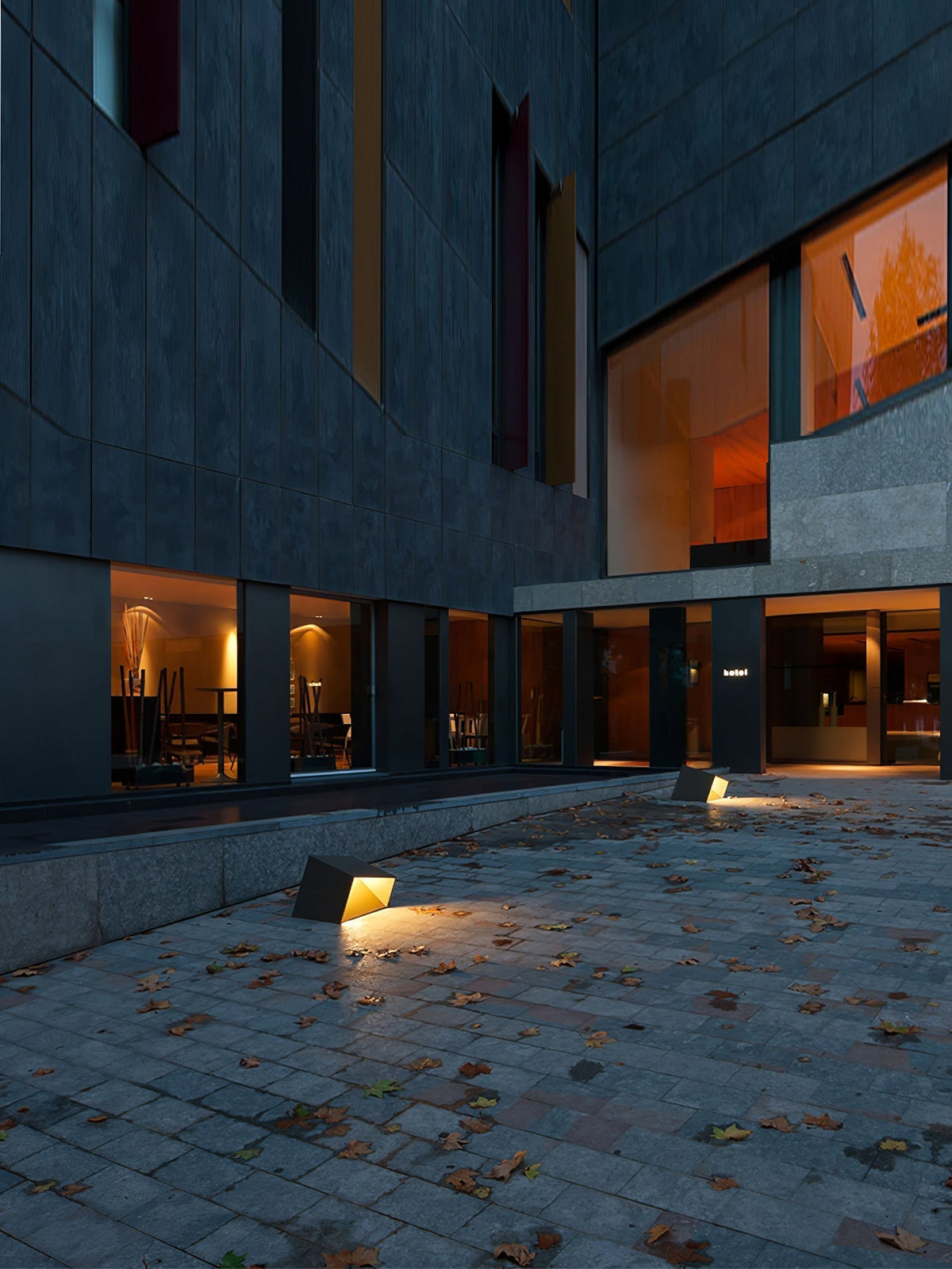 Evsore Unique Cube Garden Solar Outdoor Light