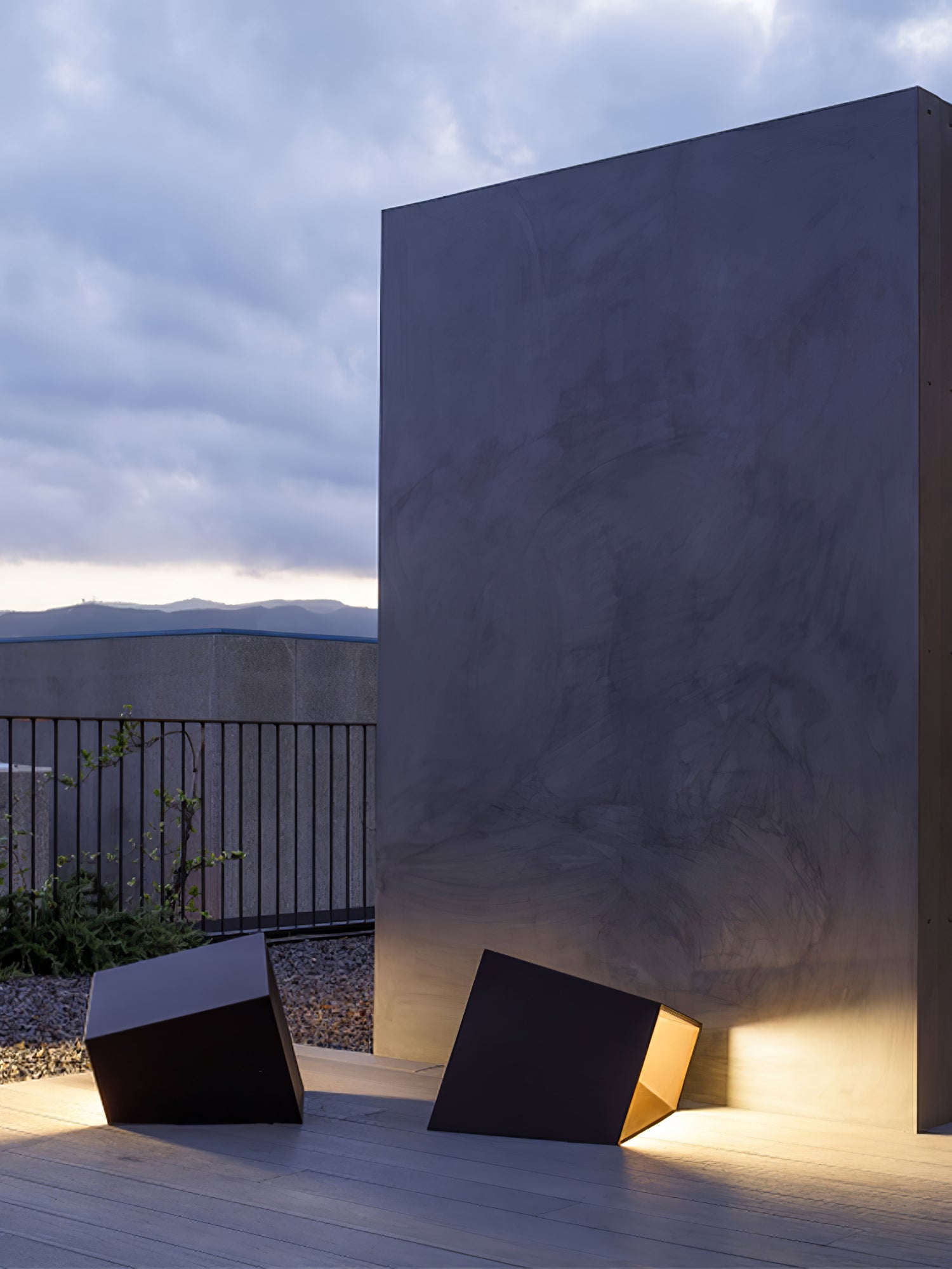Evsore Unique Cube Garden Solar Outdoor Light
