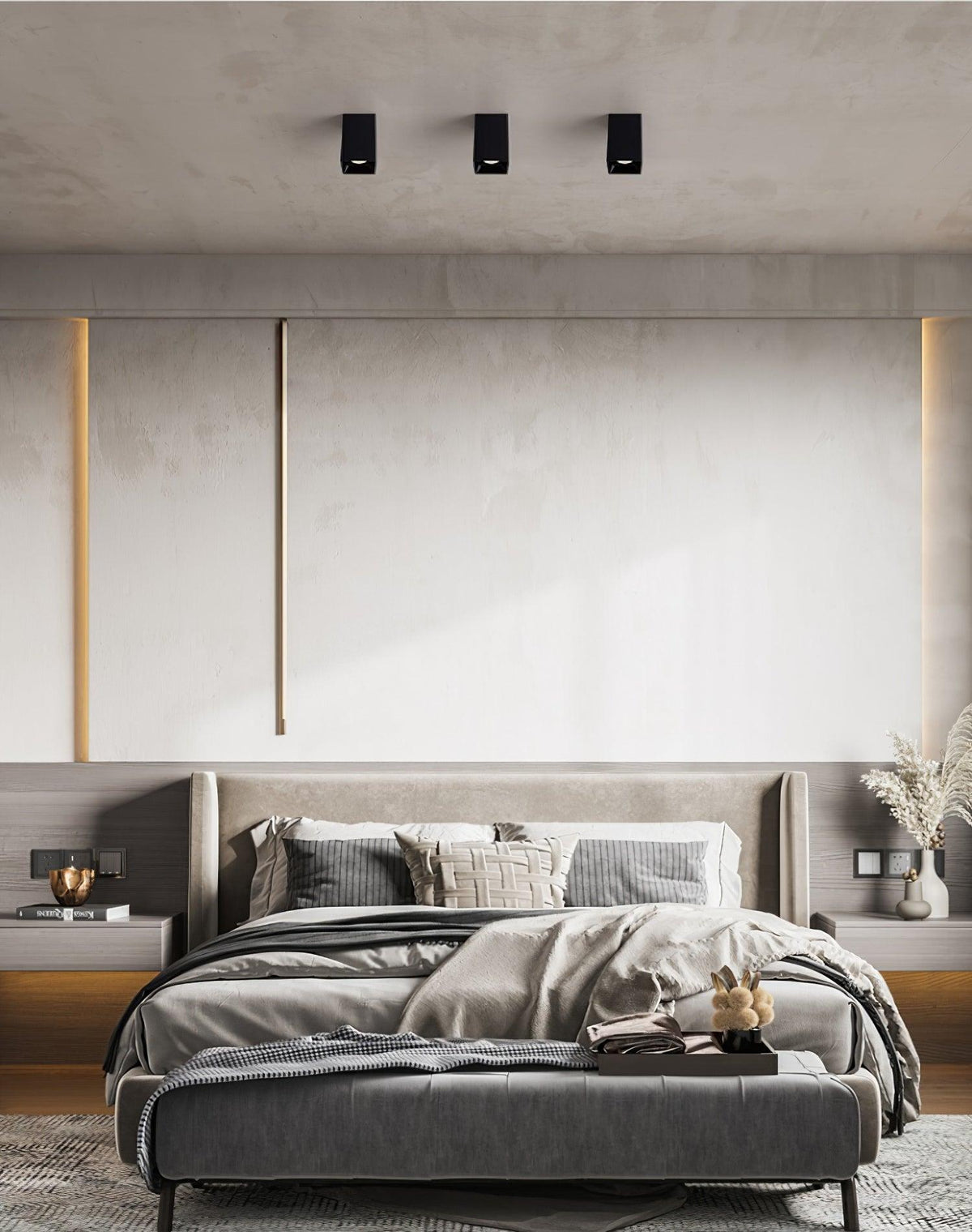 Orelaniella Ceiling Light Cube Square Black Spotlight