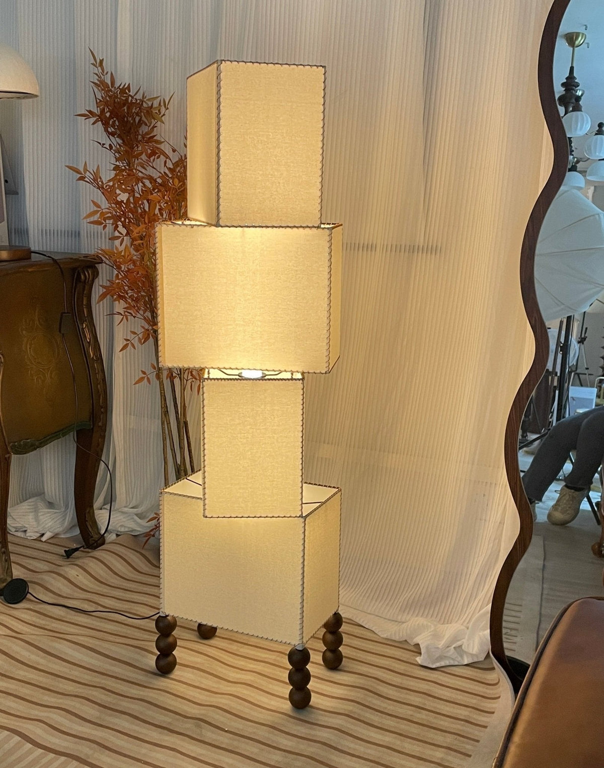 Kian Modern Fabric Floor Lamp