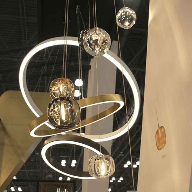Glowcube Modern Crystal Chandelier