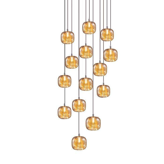 Glowcube Modern Crystal Chandelier