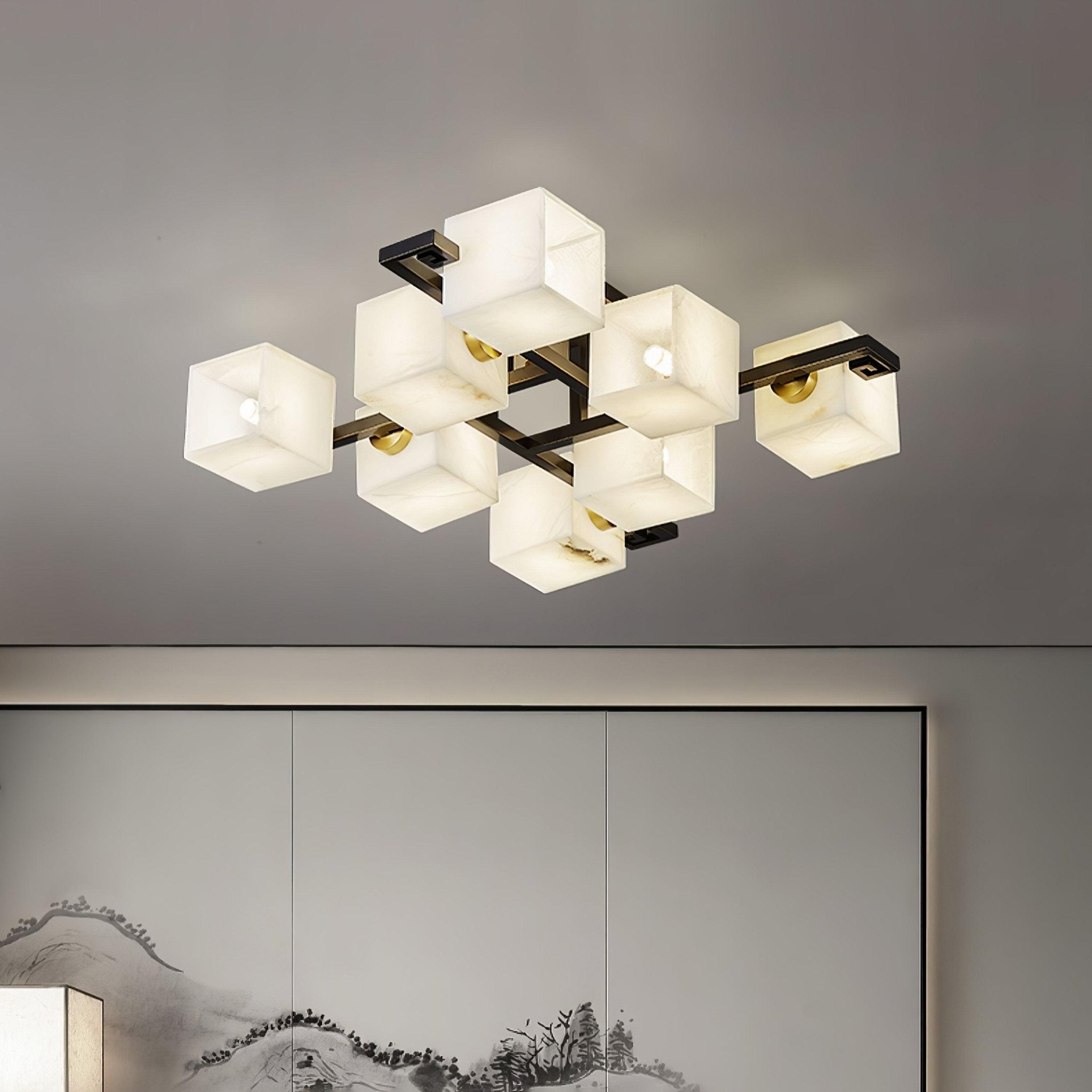 Kaelen Alabaster Ceiling Light