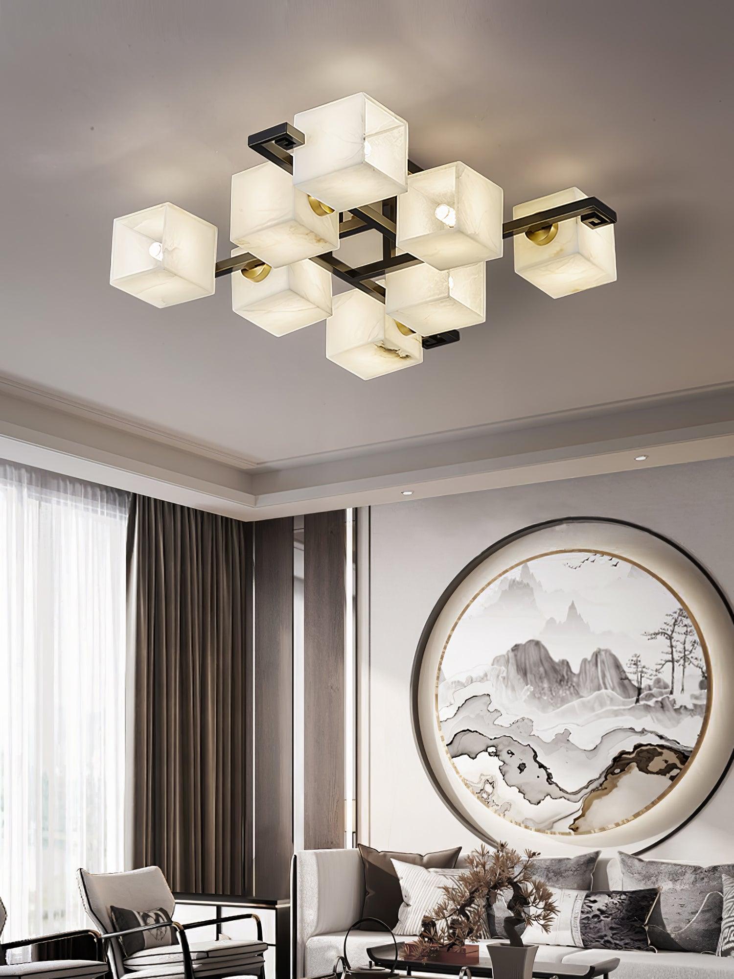 Kaelen Alabaster Ceiling Light