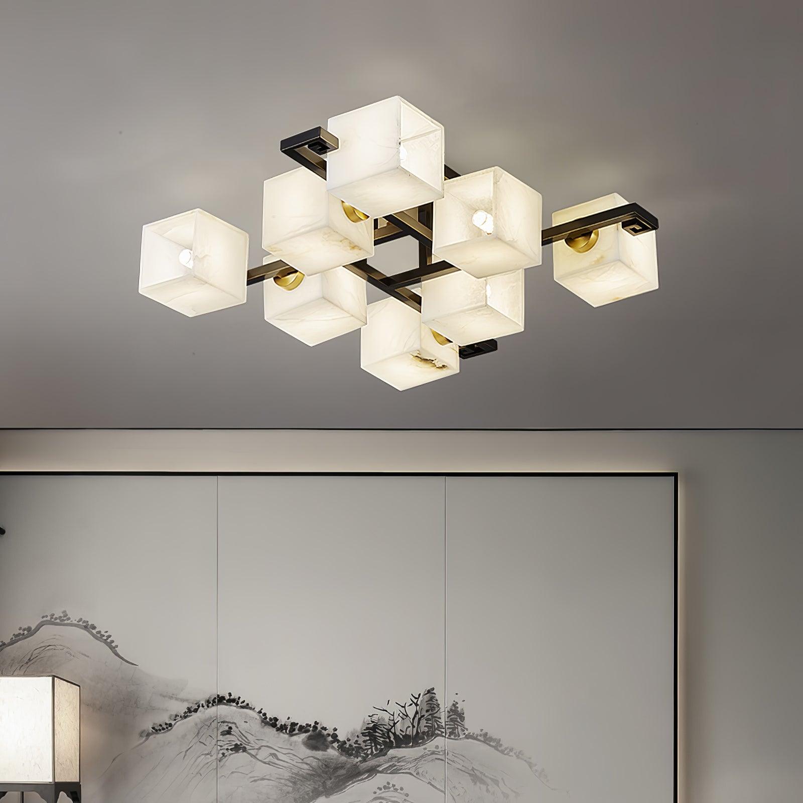 Kaelen Alabaster Ceiling Light