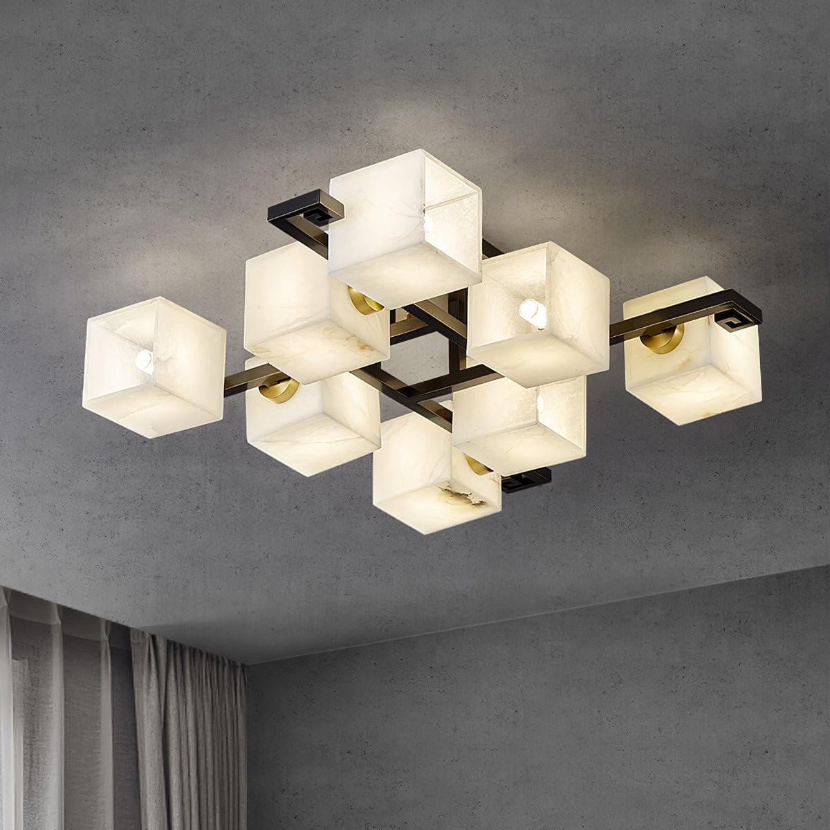 Kaelen Alabaster Ceiling Light