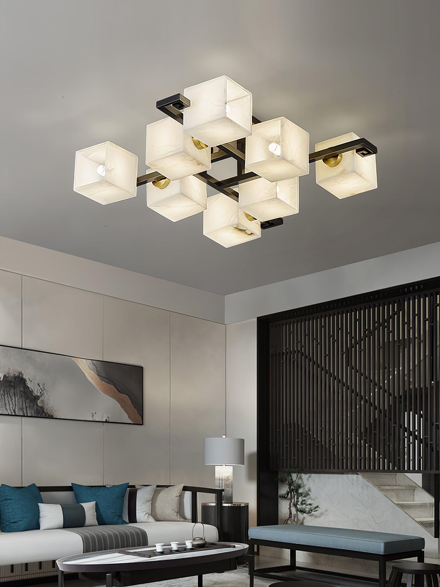 Kaelen Alabaster Ceiling Light
