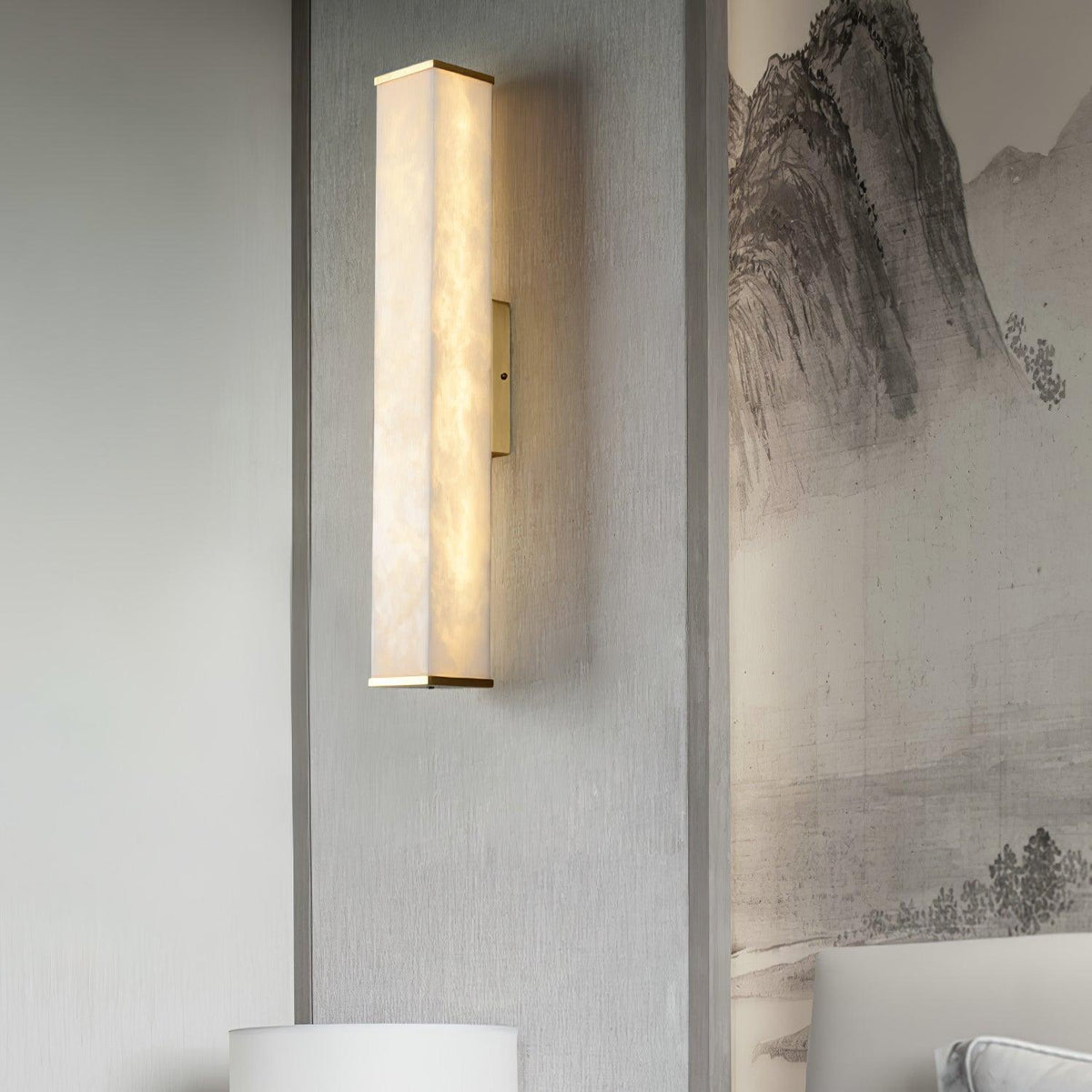 Vithaira Alabaster Linear Wall Lamp