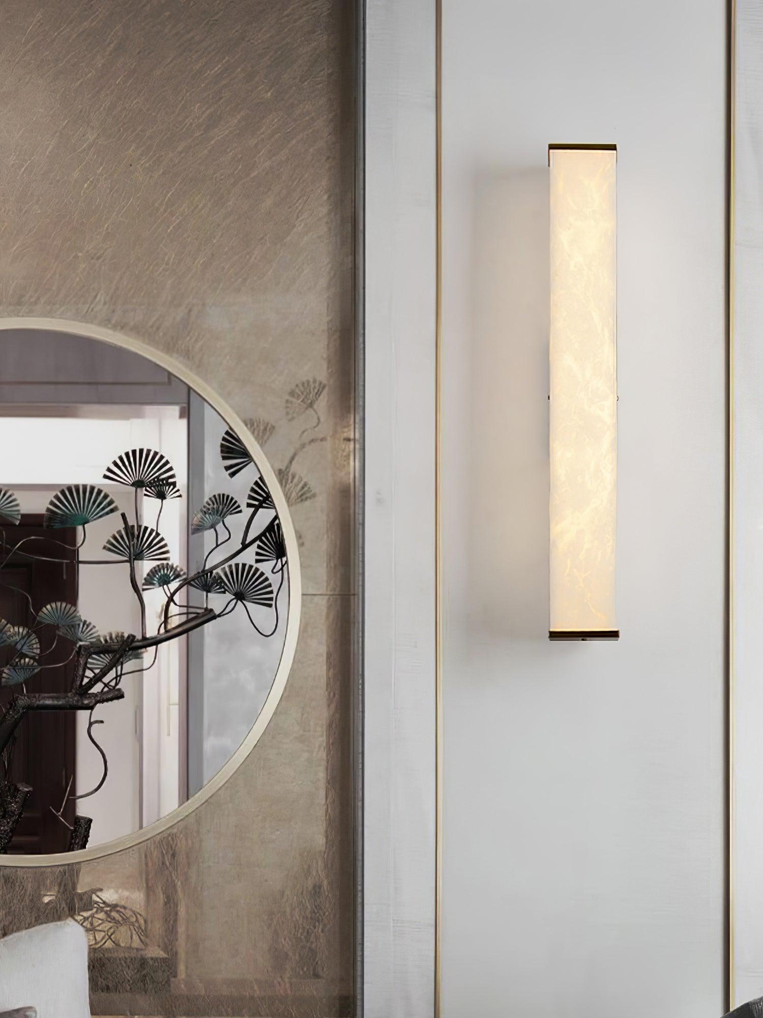 Vithaira Alabaster Linear Wall Lamp