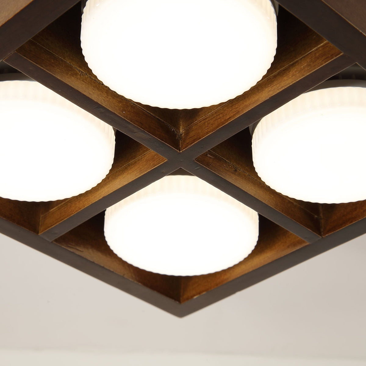 Eliza Minimalist Wood Ceiling Light