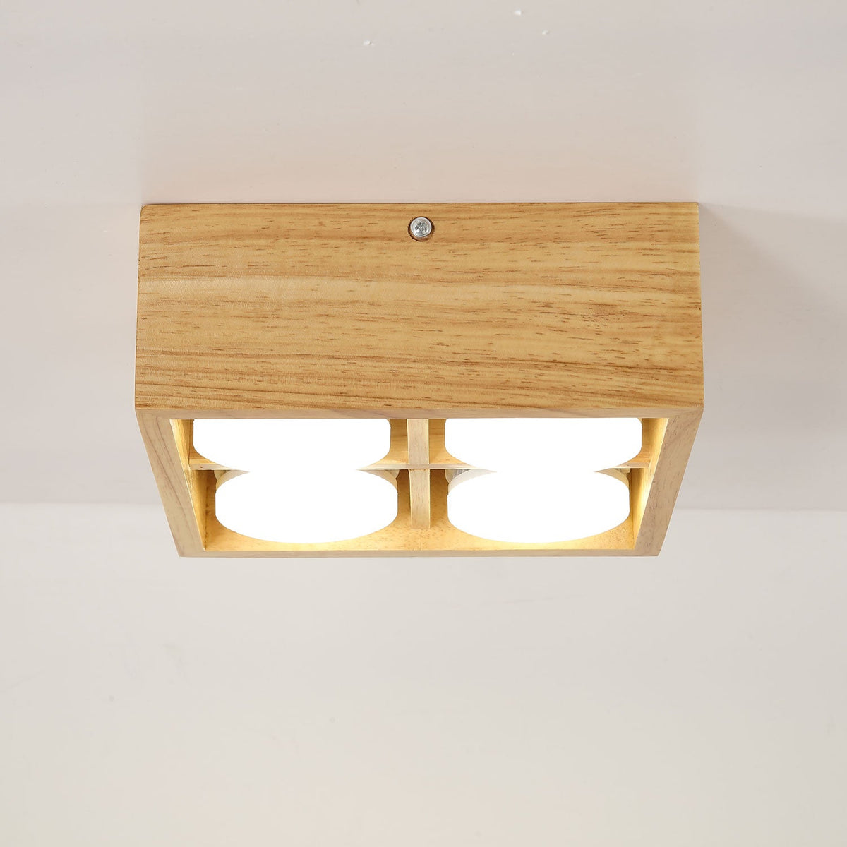 Eliza Minimalist Wood Ceiling Light