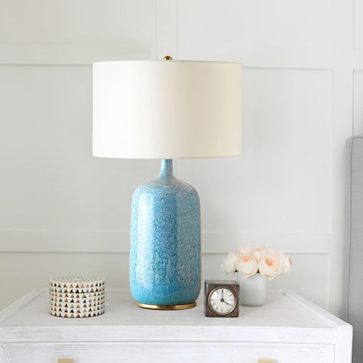 Vintare Fabric Ceramics Table Lamp