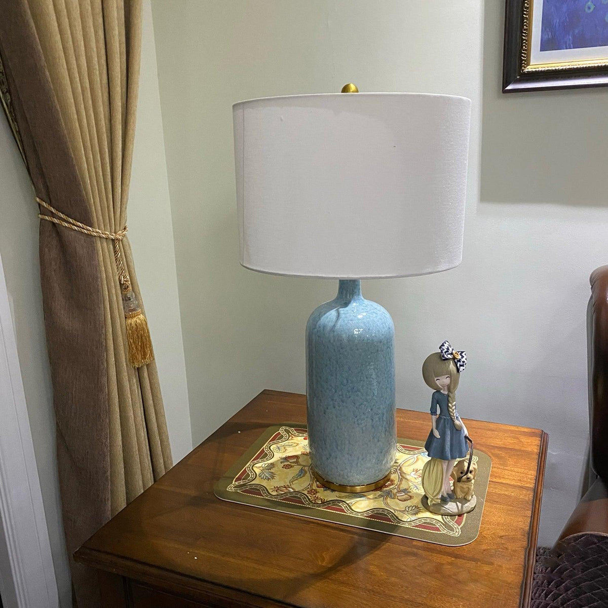 Vintare Fabric Ceramics Table Lamp
