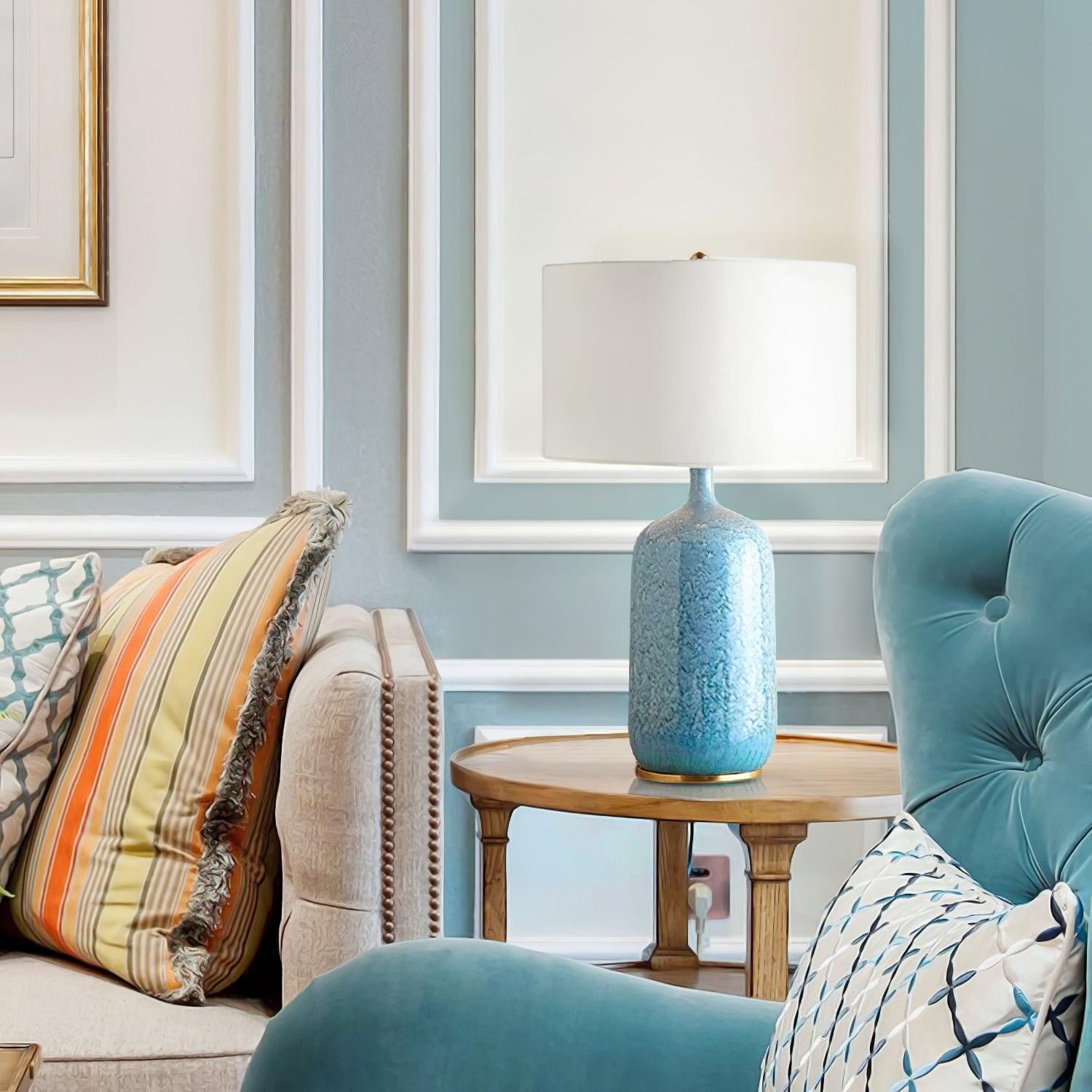 Vintare Fabric Ceramics Table Lamp