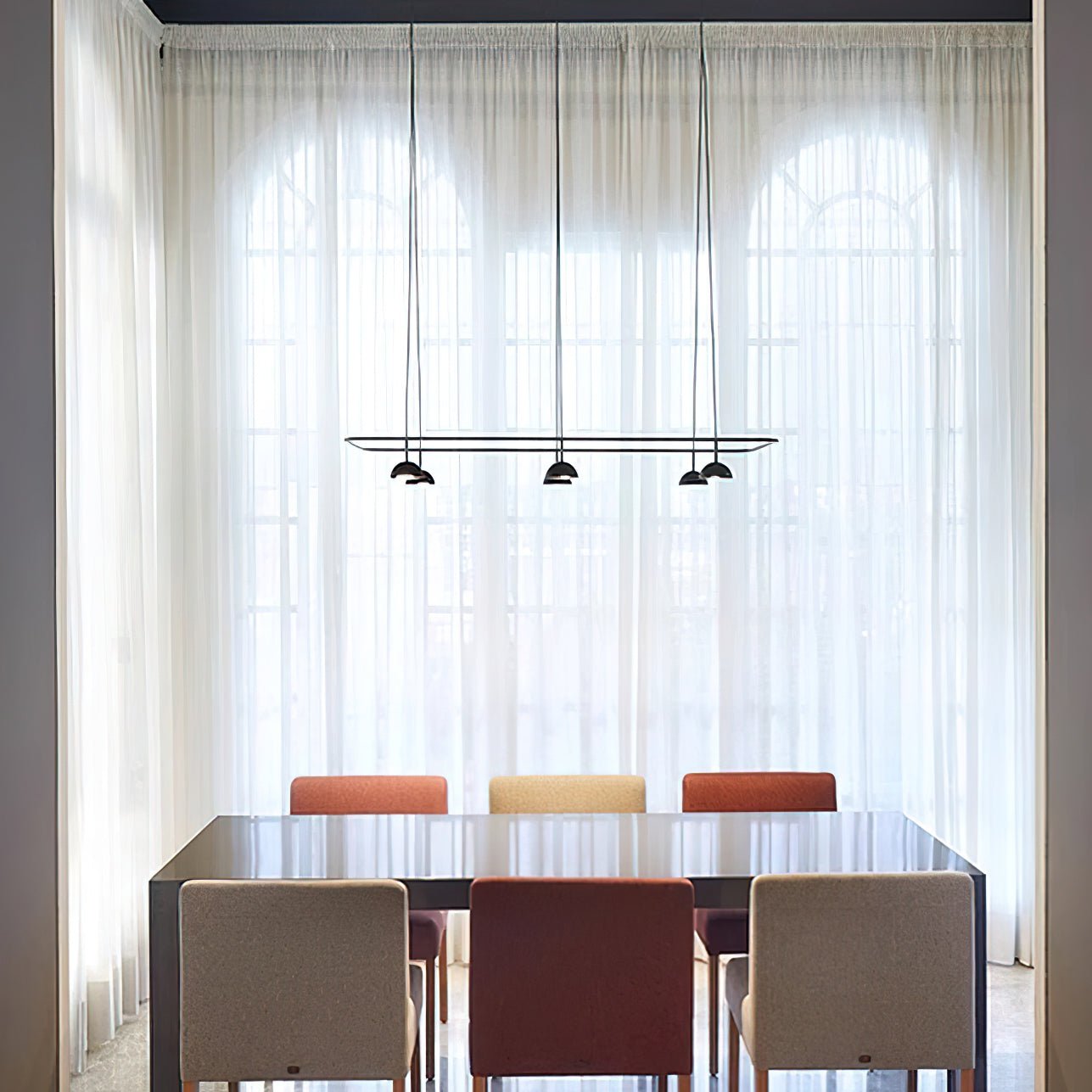 Noraora Chandelier LED Sleek