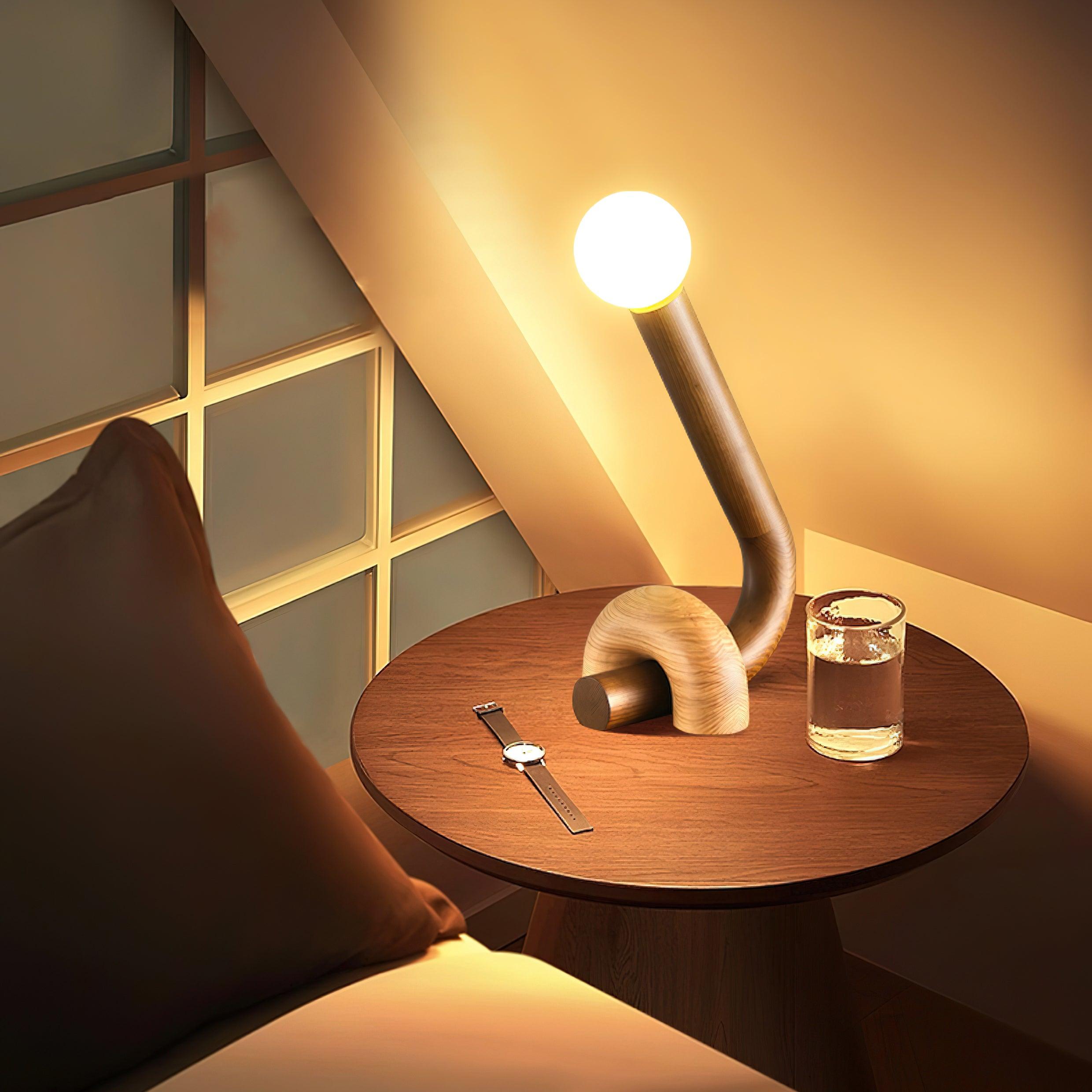 Arcus Fashion Wood Table Lamp
