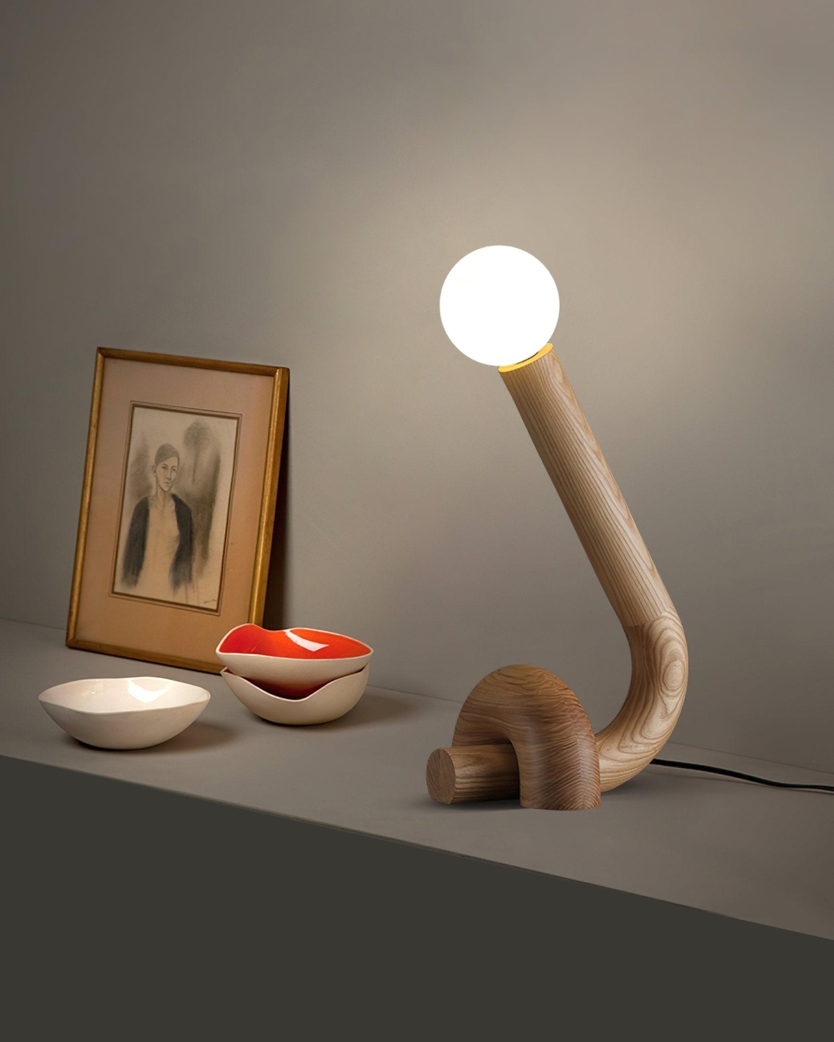 Arcus Fashion Wood Table Lamp